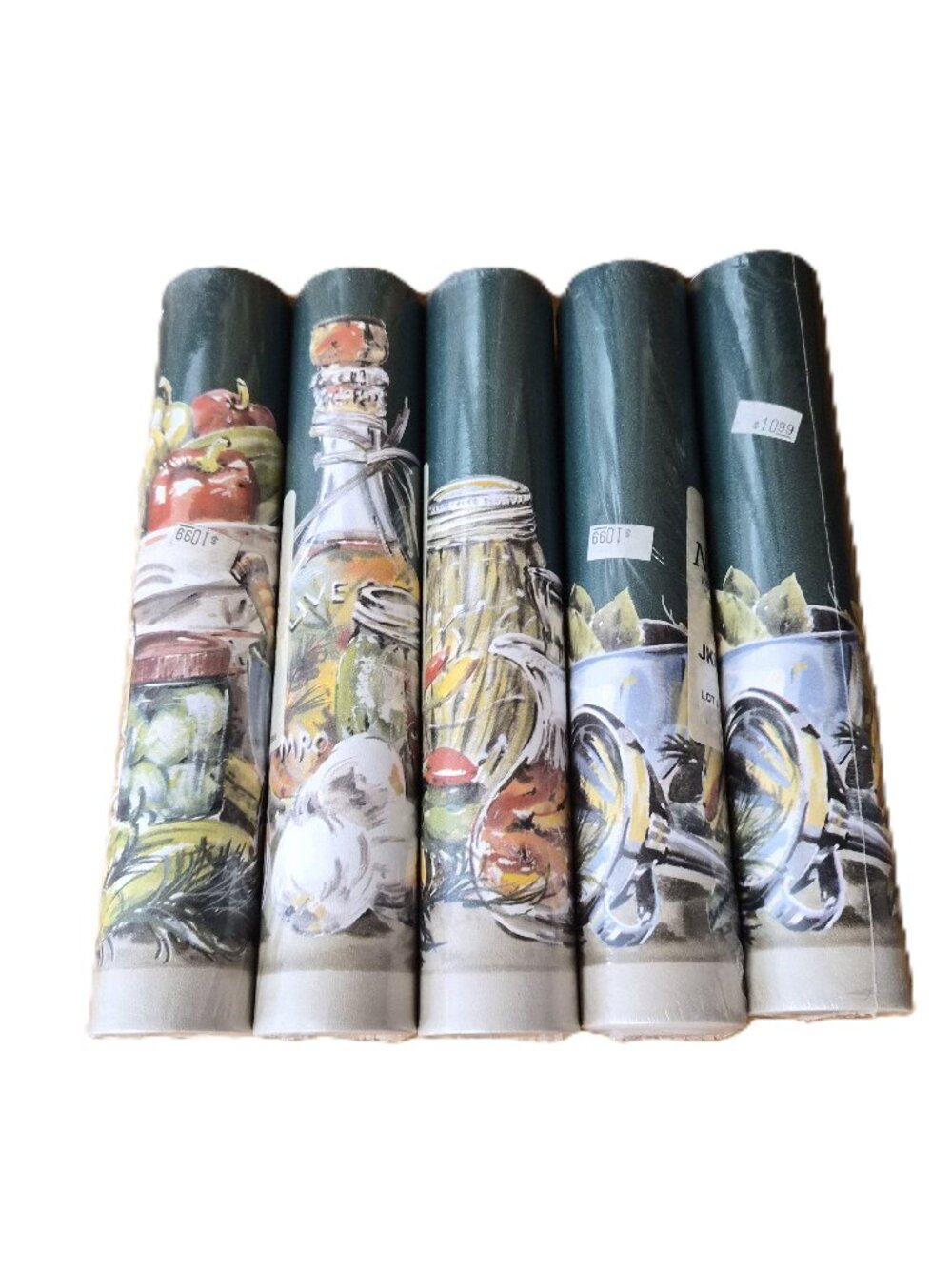 5 Vintage Norwall Vinyl Kitchen Wallpaper Borders Veggies Cottagecore Grandmille